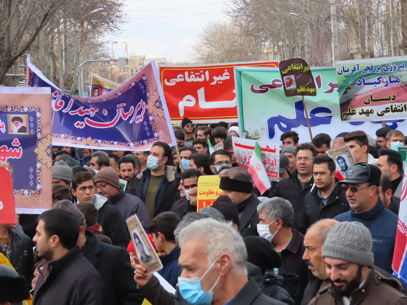 همزمان با سراسر کشور ، راهپیمایی یوم الله 22 بهمن مردم شهرستان چایپاره