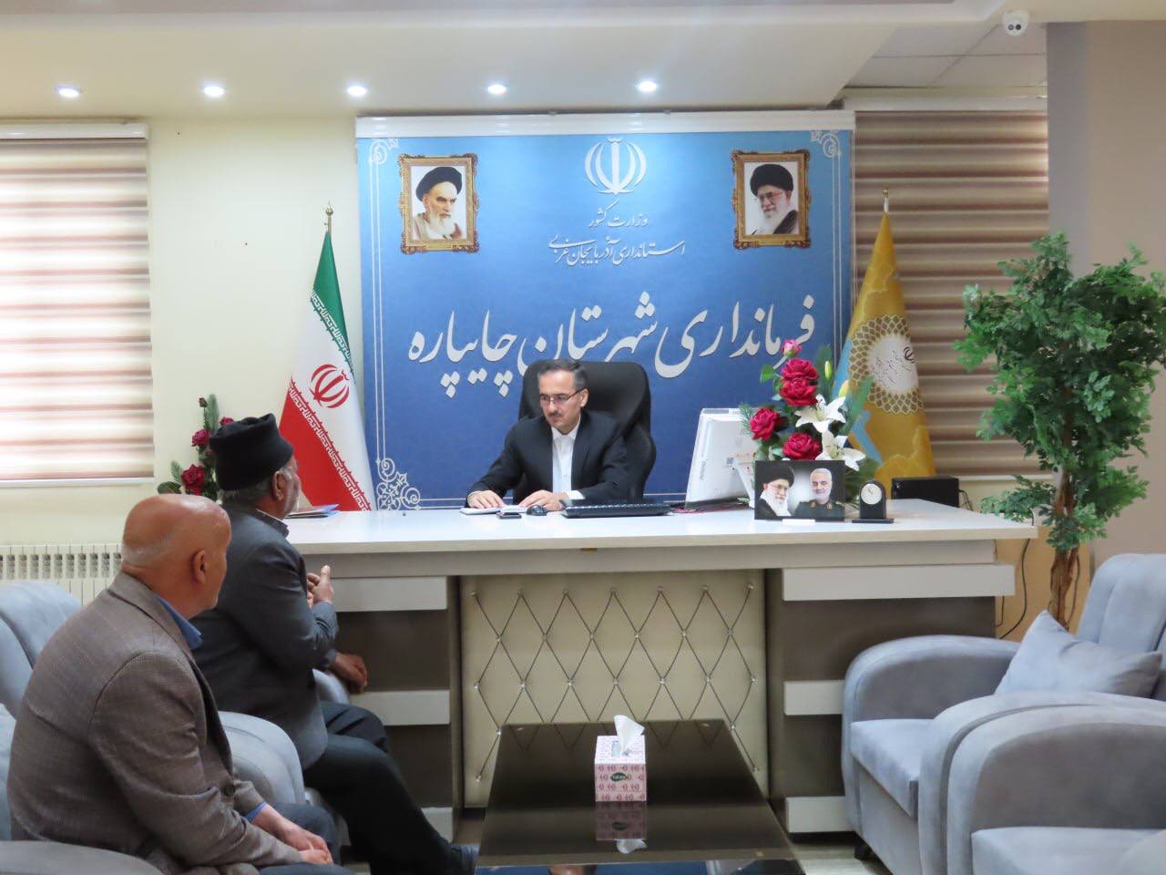 احصاء و بررسی مشکلات مردمی توسط نماینده عالی دولت در شهرستان چایپاره