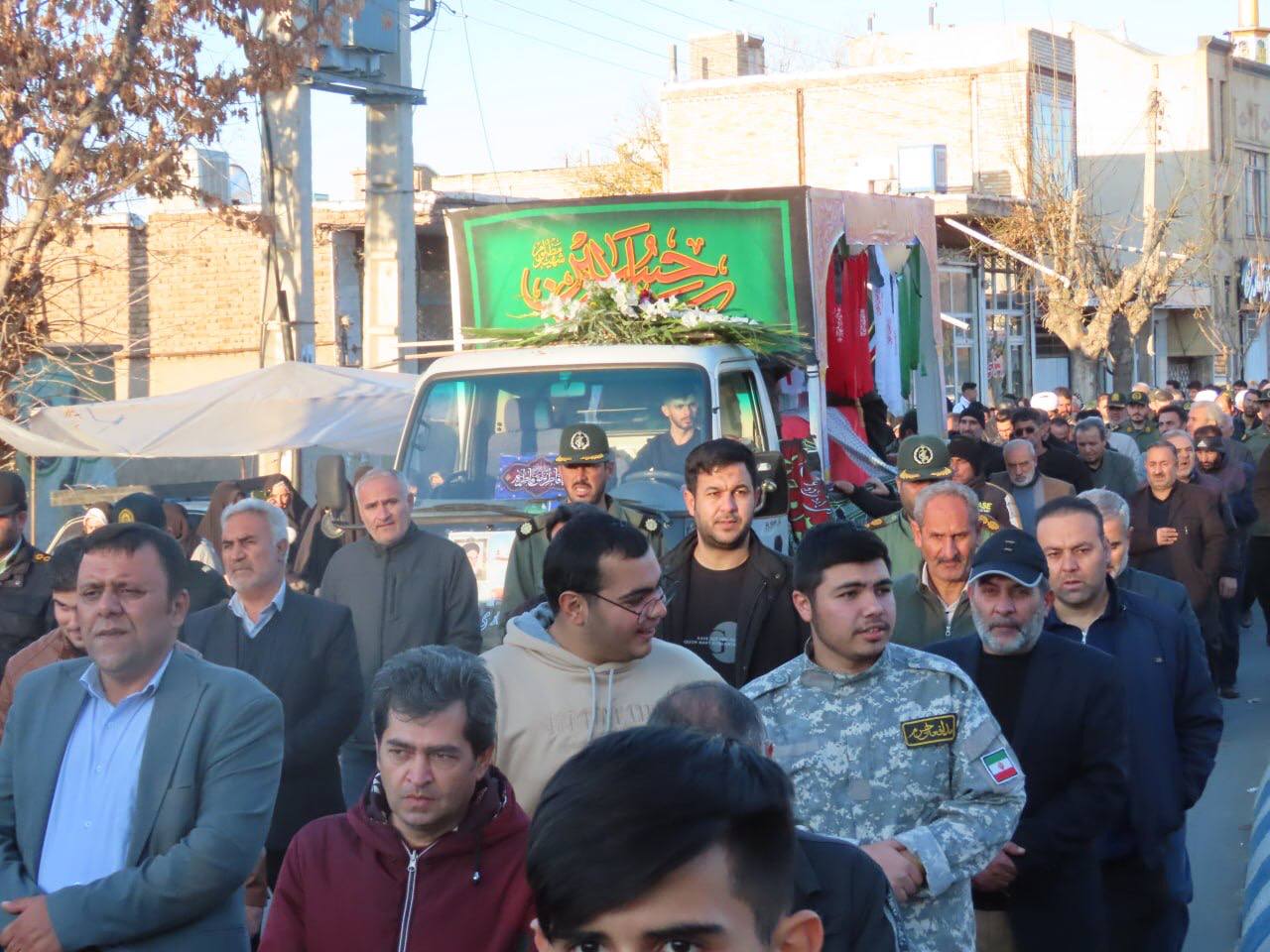 مراسم استقبال و تشییع شهید گمنام همزمان با سراسر کشور در شهرستان چایپاره