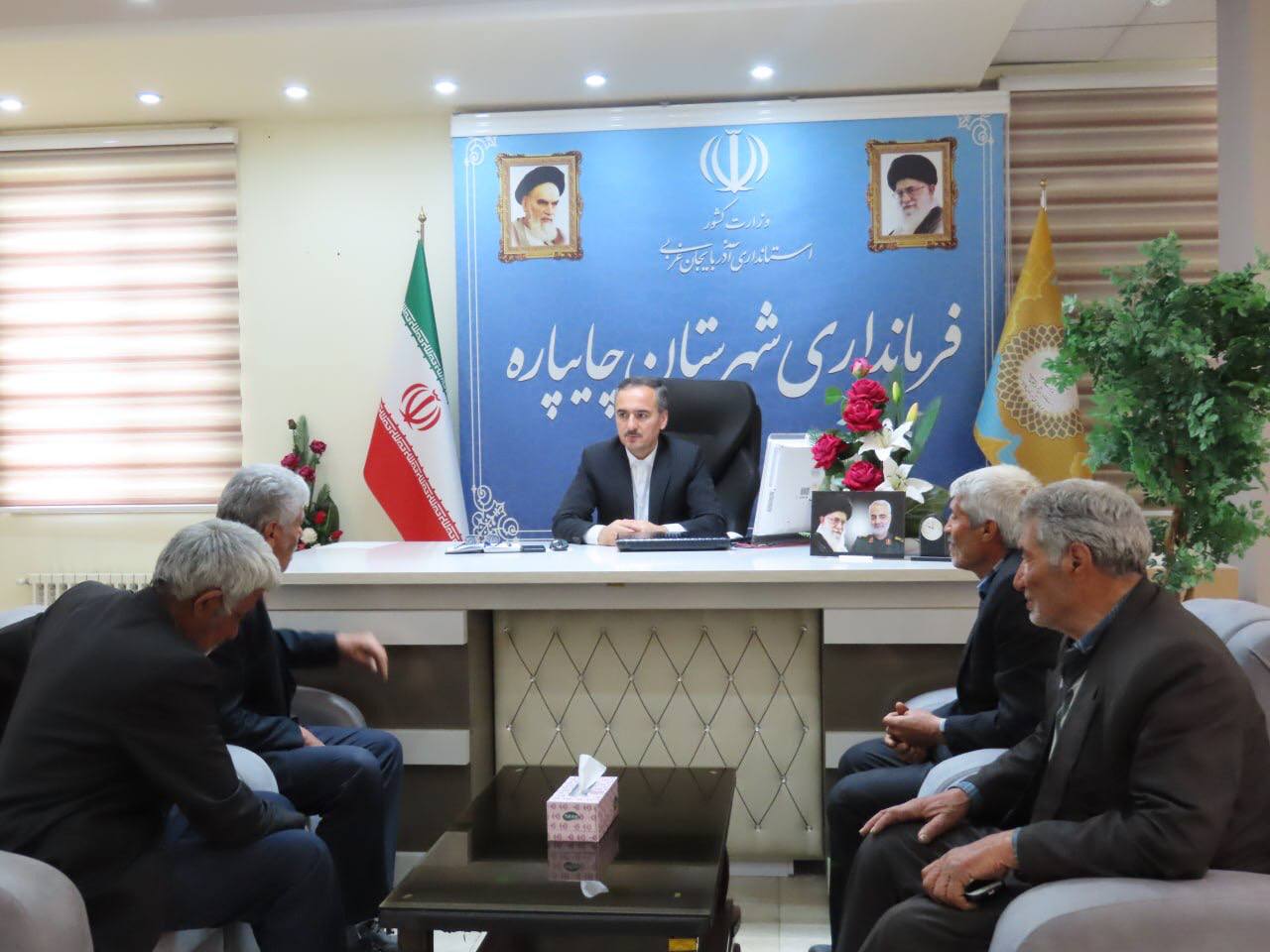 احصاء و بررسی مشکلات مردمی توسط نماینده عالی دولت در شهرستان چایپاره