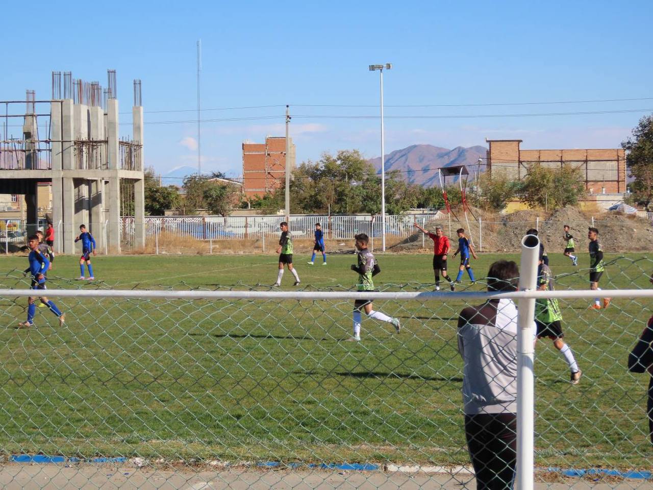 برگزاری مسابقه فوتبال استانی