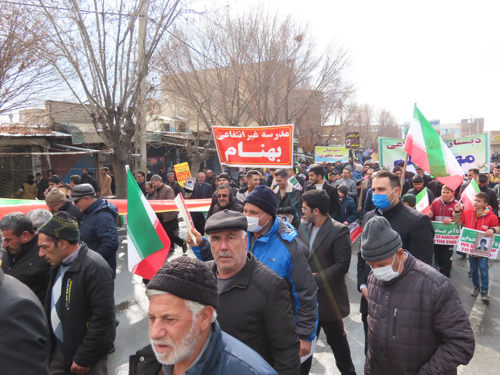 همزمان با سراسر کشور ، راهپیمایی یوم الله 22 بهمن مردم شهرستان چایپاره