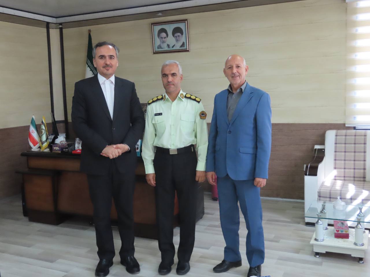 دیدار فرماندار شهرستان با فرمانده انتظامی شهرستان پلدشت