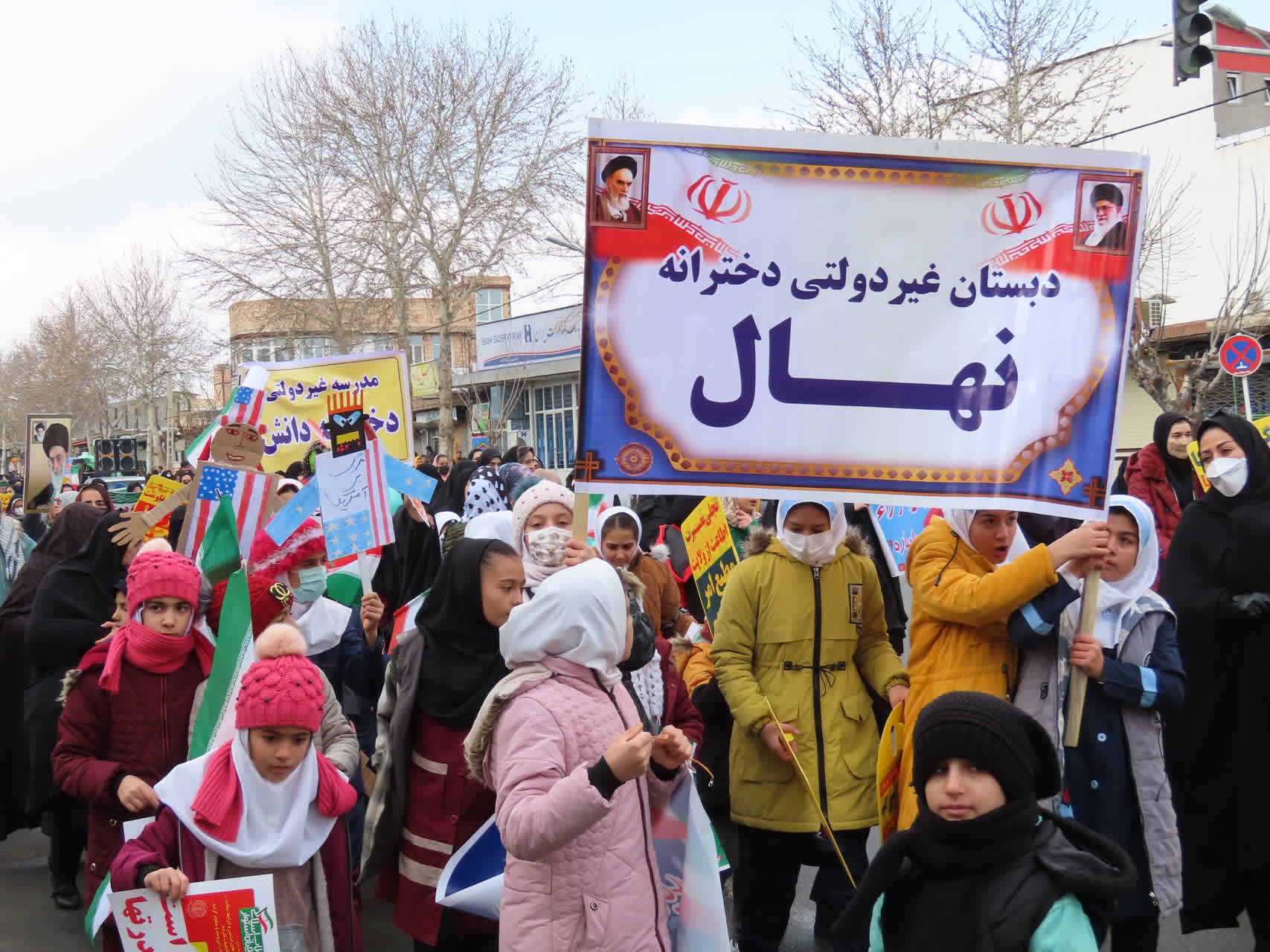 همزمان با سراسر کشور ، راهپیمایی یوم الله 22 بهمن مردم شهرستان چایپاره