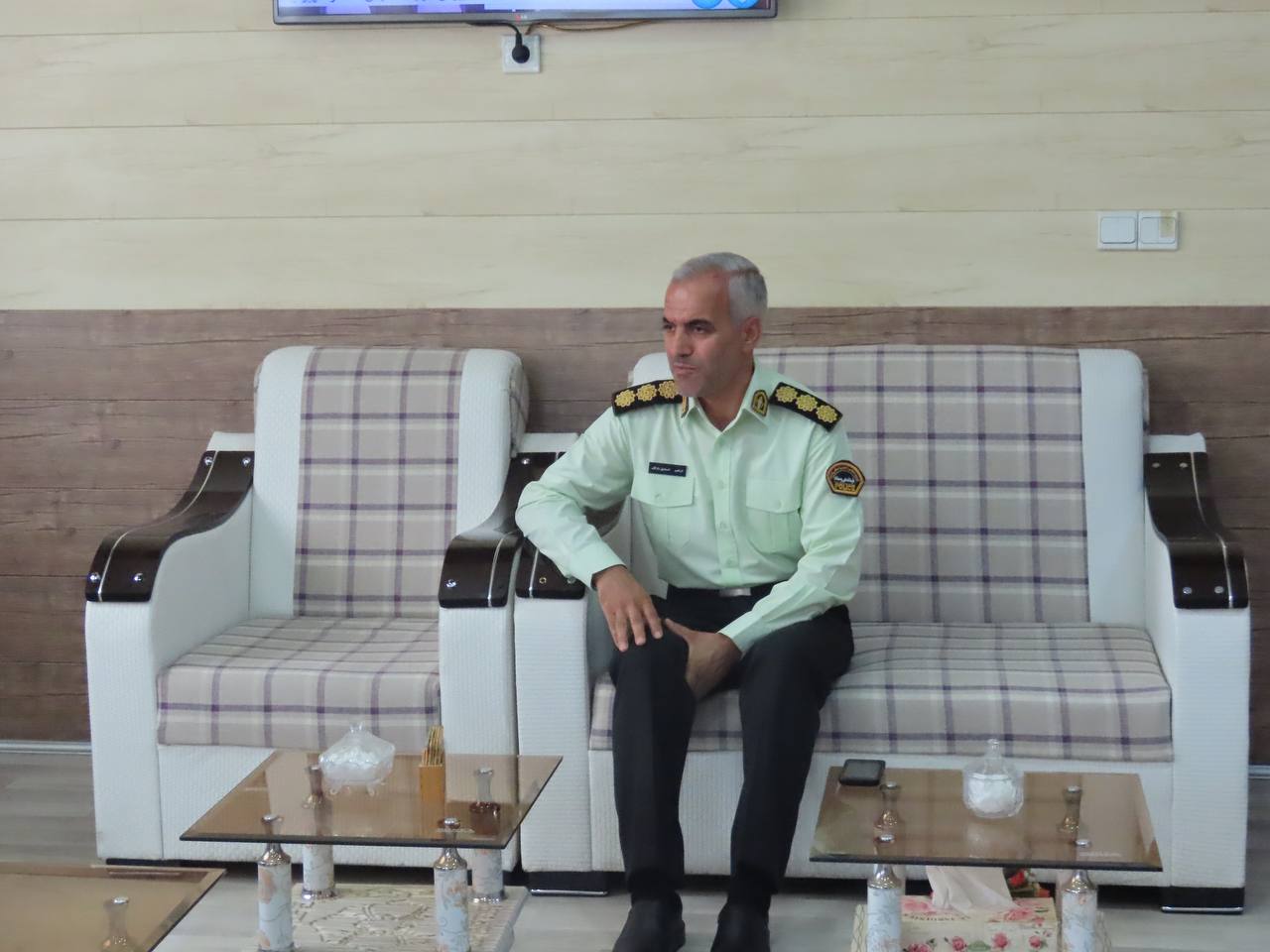 دیدار فرماندار شهرستان با فرمانده انتظامی شهرستان پلدشت