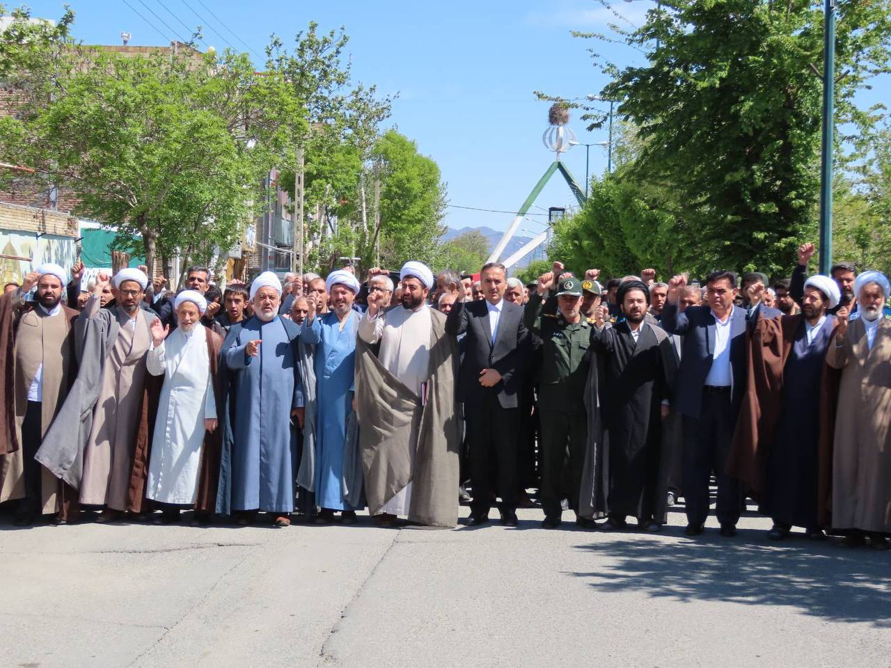 خروش مردم ولایی و انقلابی شهرستان چایپاره در حمایت از جبهه مقاومت و مردم مظلوم غزه