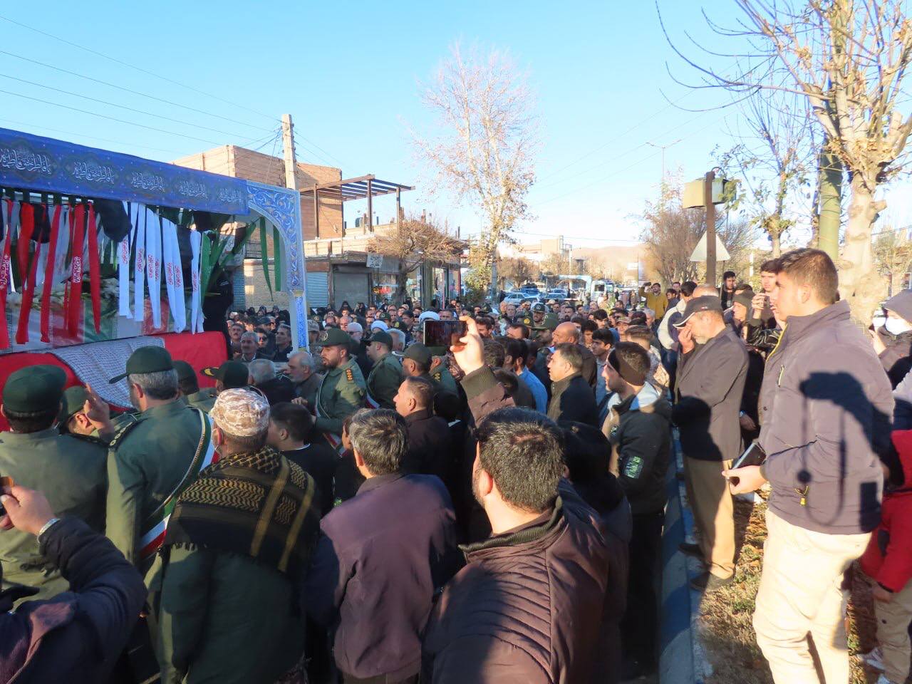 مراسم استقبال و تشییع شهید گمنام همزمان با سراسر کشور در شهرستان چایپاره