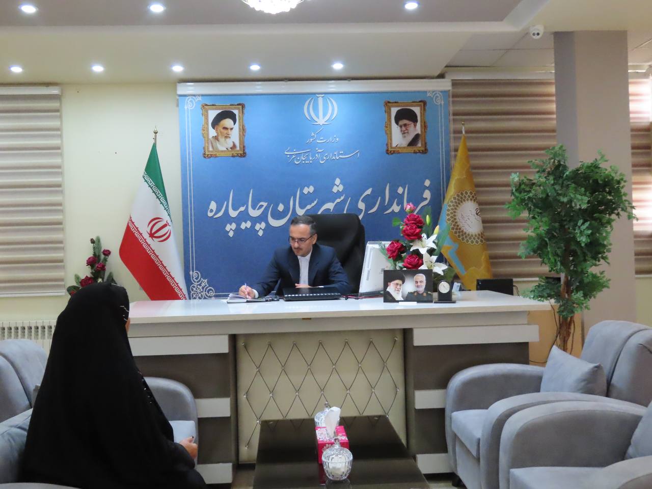 احصاء و بررسی مشکلات مردمی توسط نماینده عالی دولت در شهرستان چایپاره