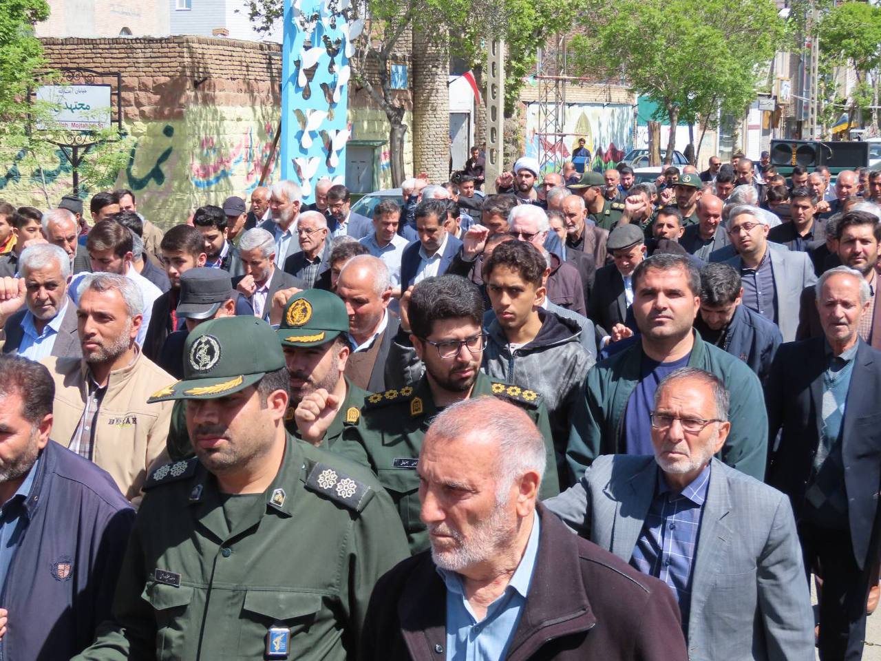 خروش مردم ولایی و انقلابی شهرستان چایپاره در حمایت از جبهه مقاومت و مردم مظلوم غزه