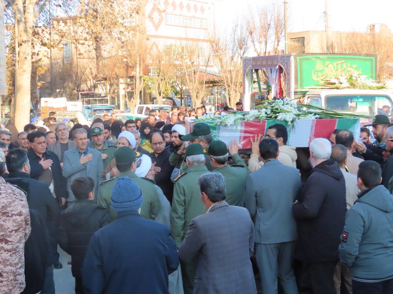 مراسم استقبال و تشییع شهید گمنام همزمان با سراسر کشور در شهرستان چایپاره