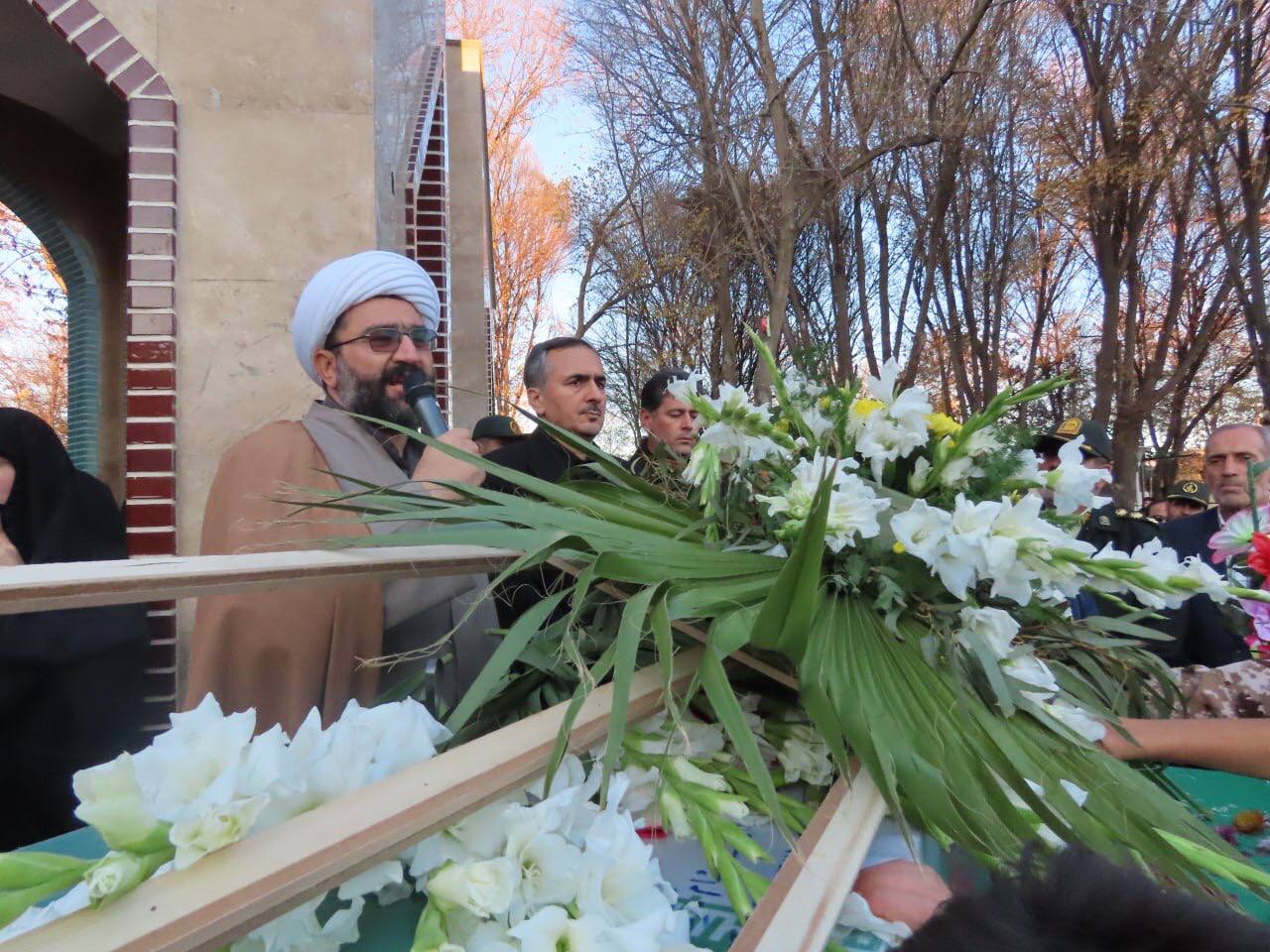 مراسم استقبال و تشییع شهید گمنام همزمان با سراسر کشور در شهرستان چایپاره