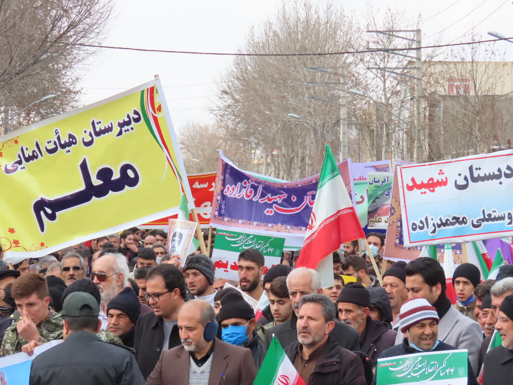 همزمان با سراسر کشور ، راهپیمایی یوم الله 22 بهمن مردم شهرستان چایپاره