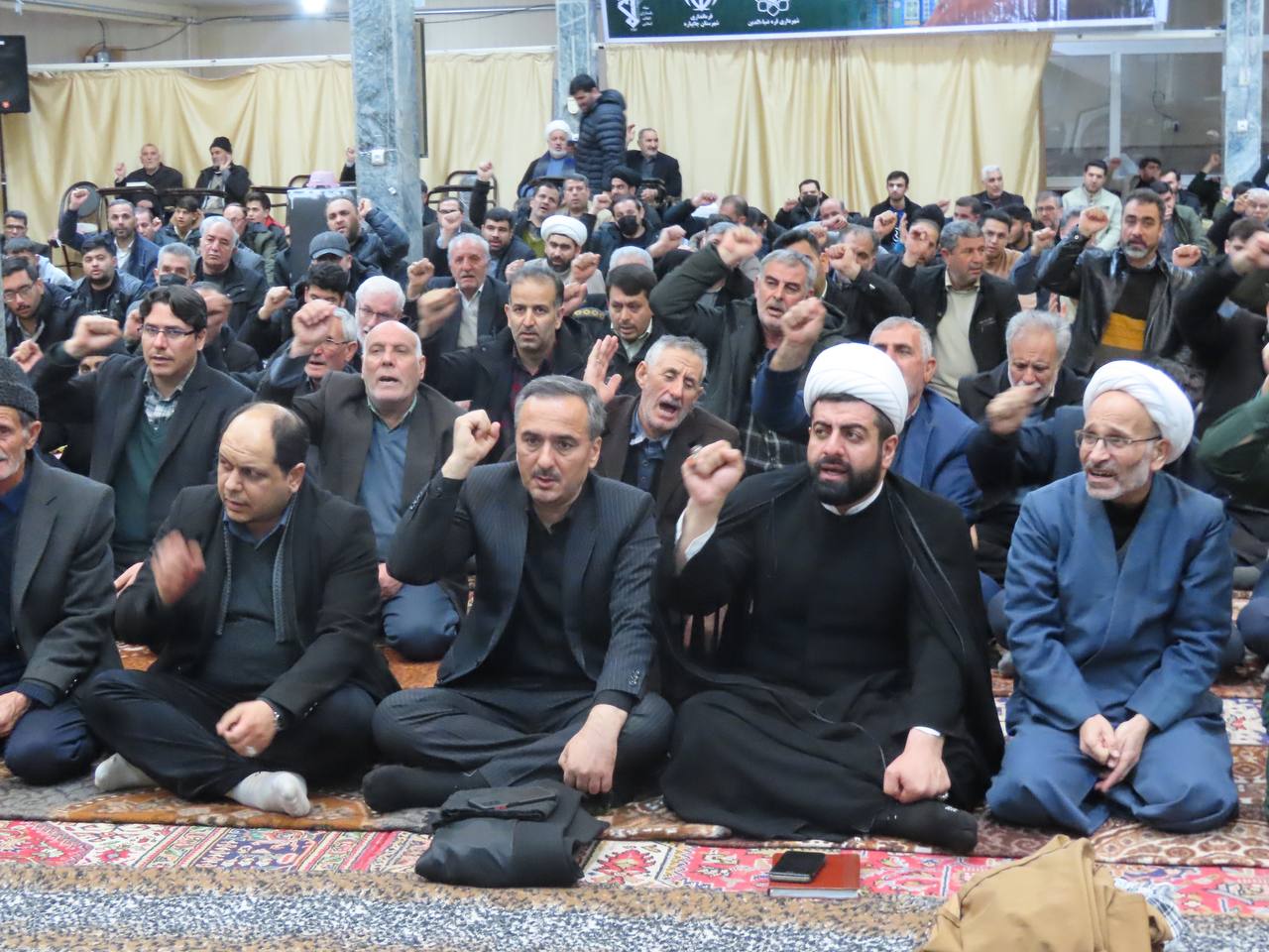 مراسم بزرگداشت شهدای مقاومت در شهرستان چایپاره