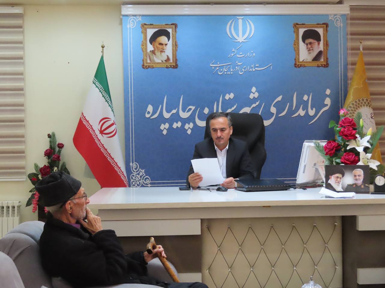 احصاء و بررسی مشکلات مردمی توسط نماینده عالی دولت در شهرستان چایپاره