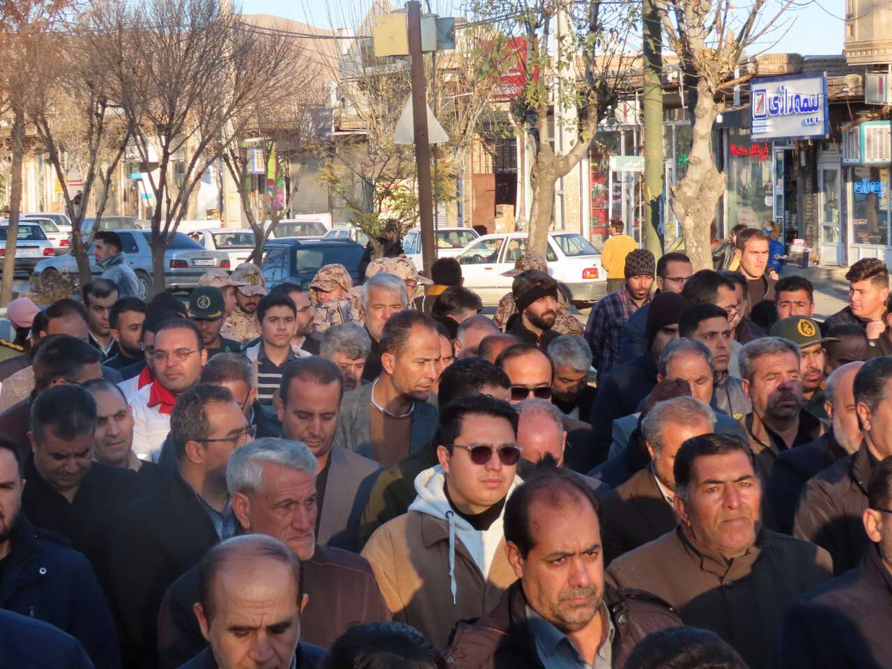 مراسم استقبال و تشییع شهید گمنام همزمان با سراسر کشور در شهرستان چایپاره