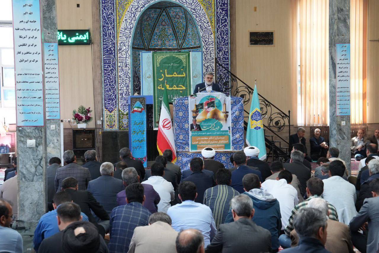 حضور استاندار آذربایجانغربی در اجتماع باشکوه امت رضوی شهرستان چایپاره