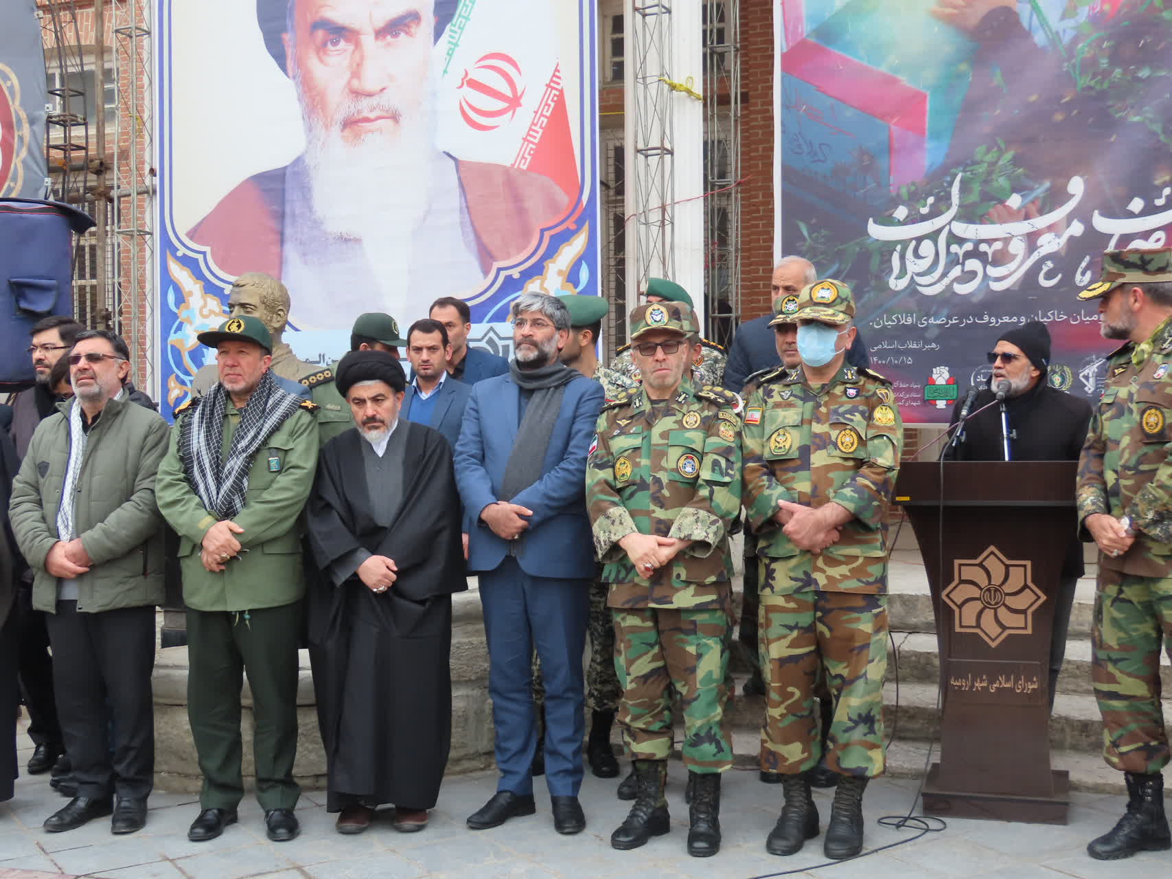 تحویل پیکر مطهر شهید گمنام روستای هدف گردشگری چورس به نمایندگان شهرستان چایپاره