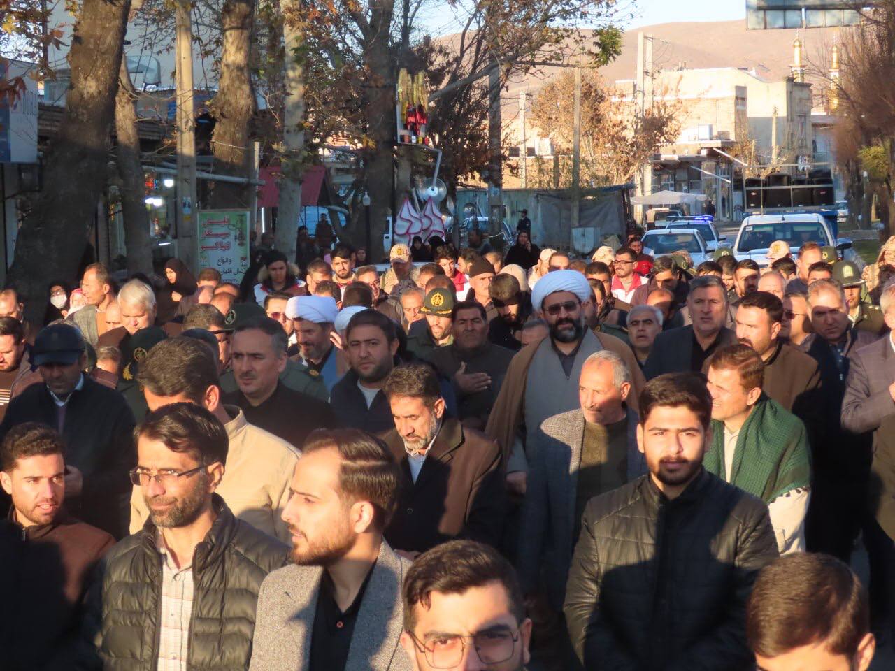 مراسم استقبال و تشییع شهید گمنام همزمان با سراسر کشور در شهرستان چایپاره