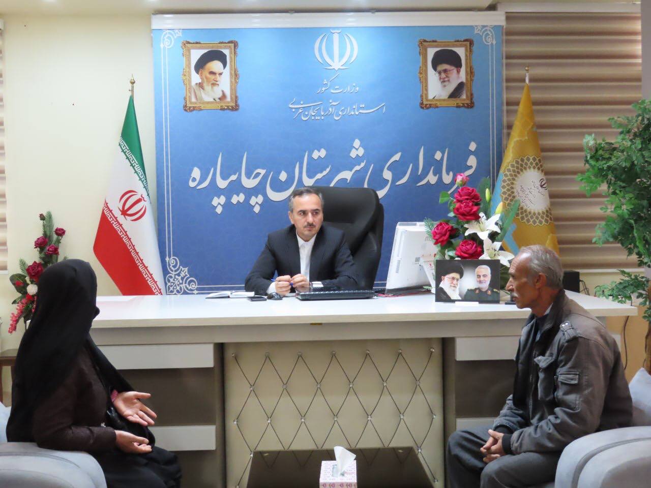 احصاء و بررسی مشکلات مردمی توسط نماینده عالی دولت در شهرستان چایپاره