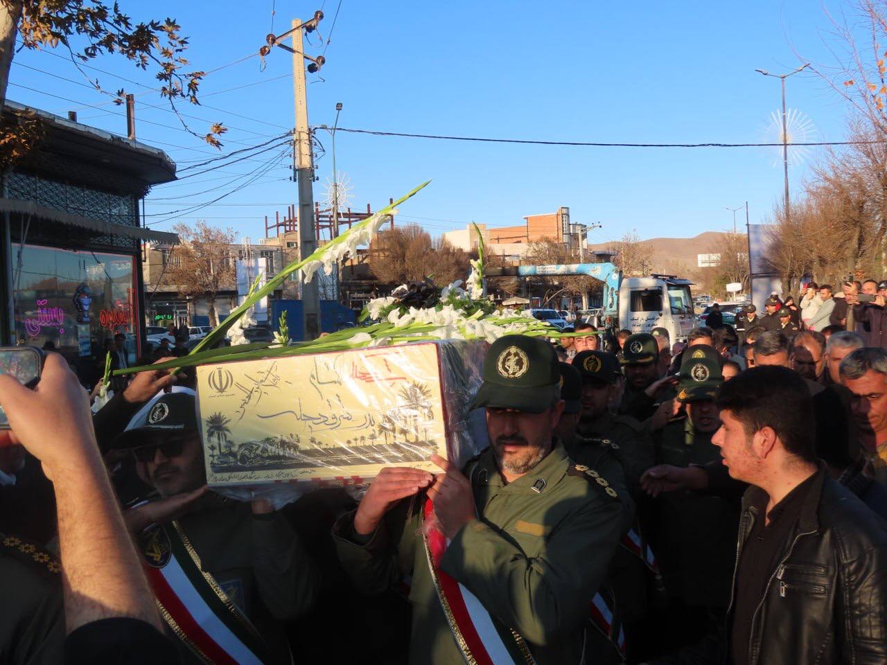 مراسم استقبال و تشییع شهید گمنام همزمان با سراسر کشور در شهرستان چایپاره