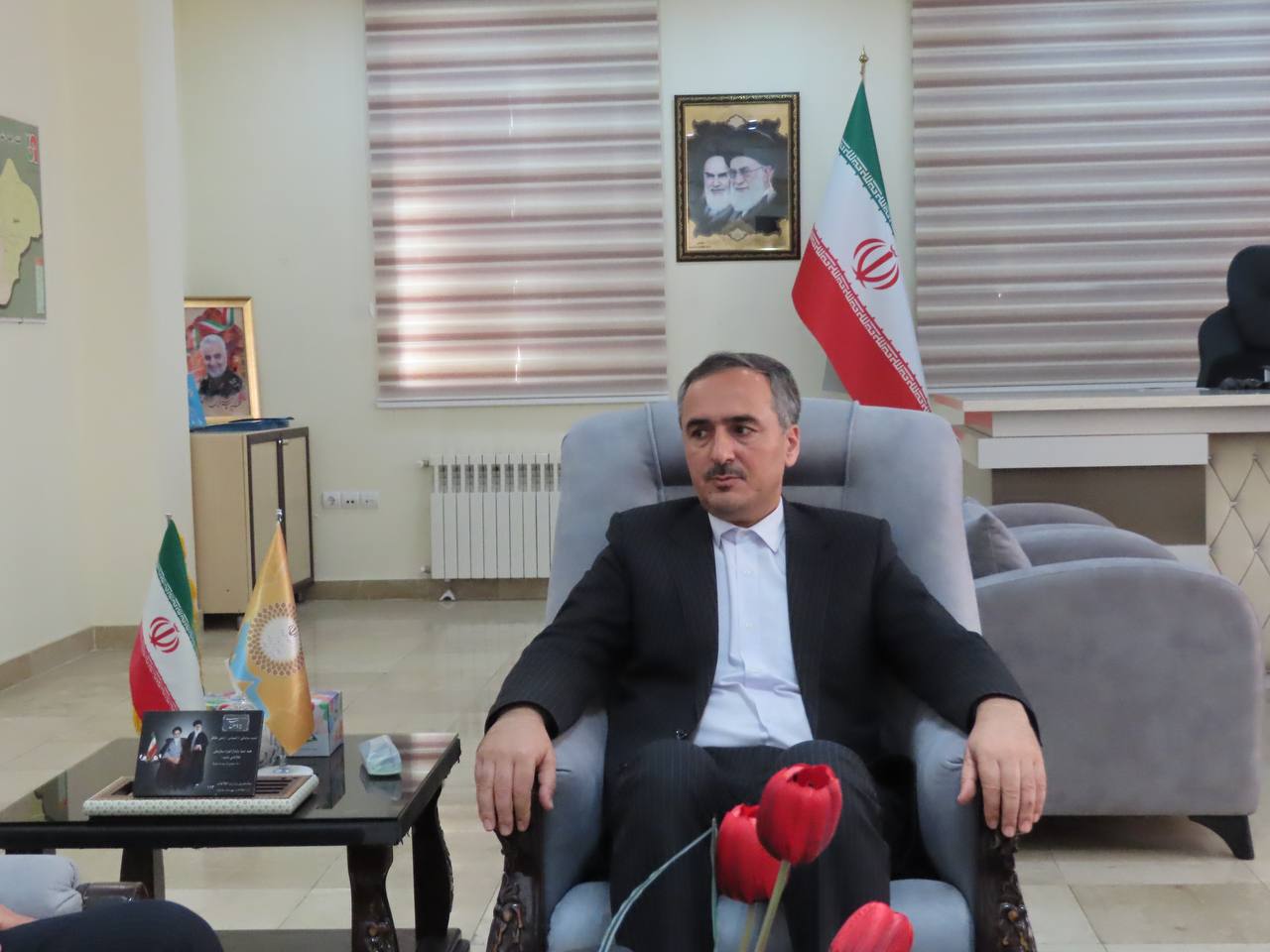 دیدار رییس دبیرخانه شورای سلامت استان با فرماندار شهرستان چایپاره