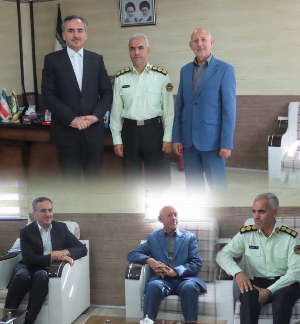 دیدار فرماندار شهرستان با فرمانده انتظامی شهرستان پلدشت