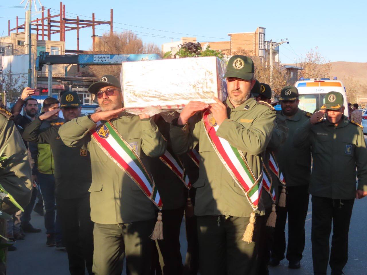 مراسم استقبال و تشییع شهید گمنام همزمان با سراسر کشور در شهرستان چایپاره