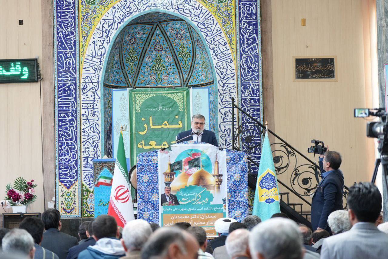 حضور استاندار آذربایجانغربی در اجتماع باشکوه امت رضوی شهرستان چایپاره