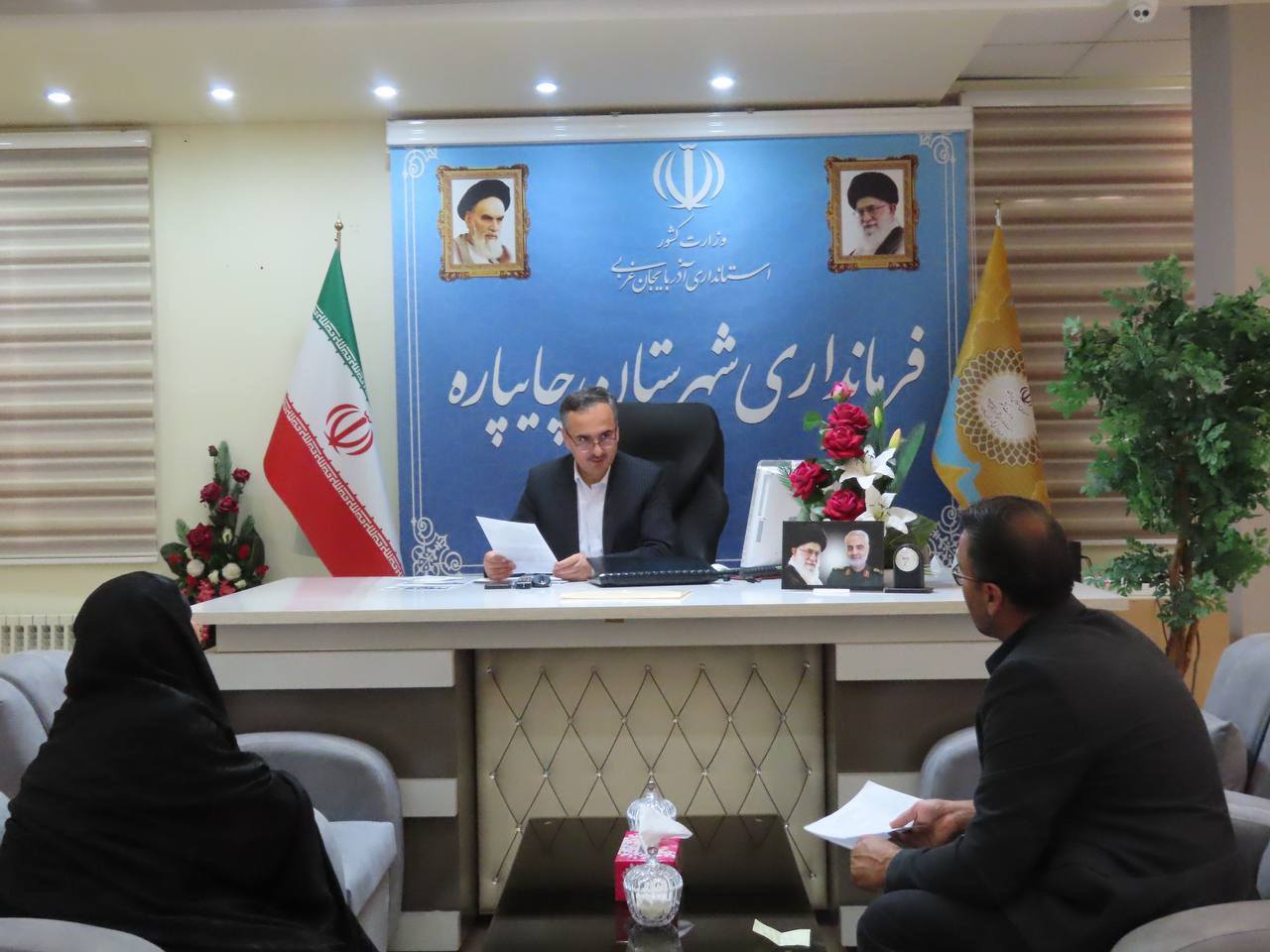 احصاء و بررسی مشکلات مردمی توسط نماینده عالی دولت در شهرستان چایپاره