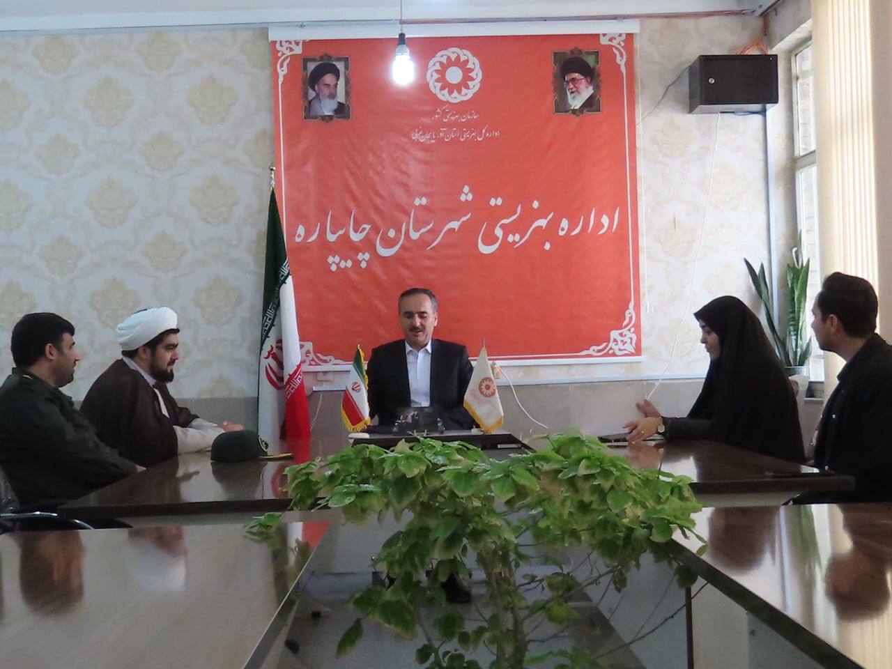 بازدید سرزده سعید شکورزاده فرماندار شهرستان چایپاره از بهزیستی شهرستان چایپاره