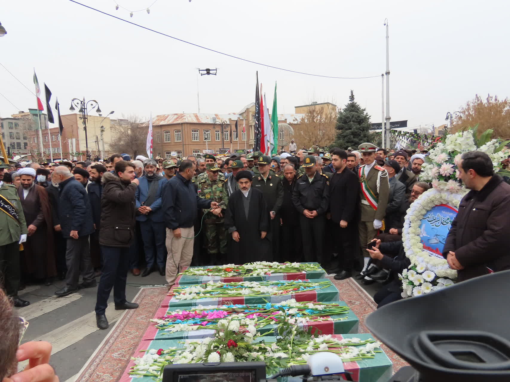 تحویل پیکر مطهر شهید گمنام روستای هدف گردشگری چورس به نمایندگان شهرستان چایپاره
