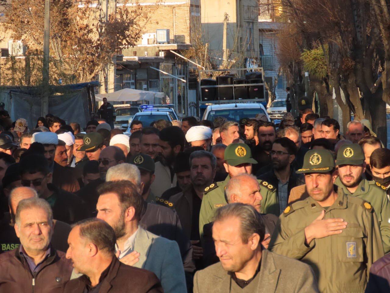 مراسم استقبال و تشییع شهید گمنام همزمان با سراسر کشور در شهرستان چایپاره