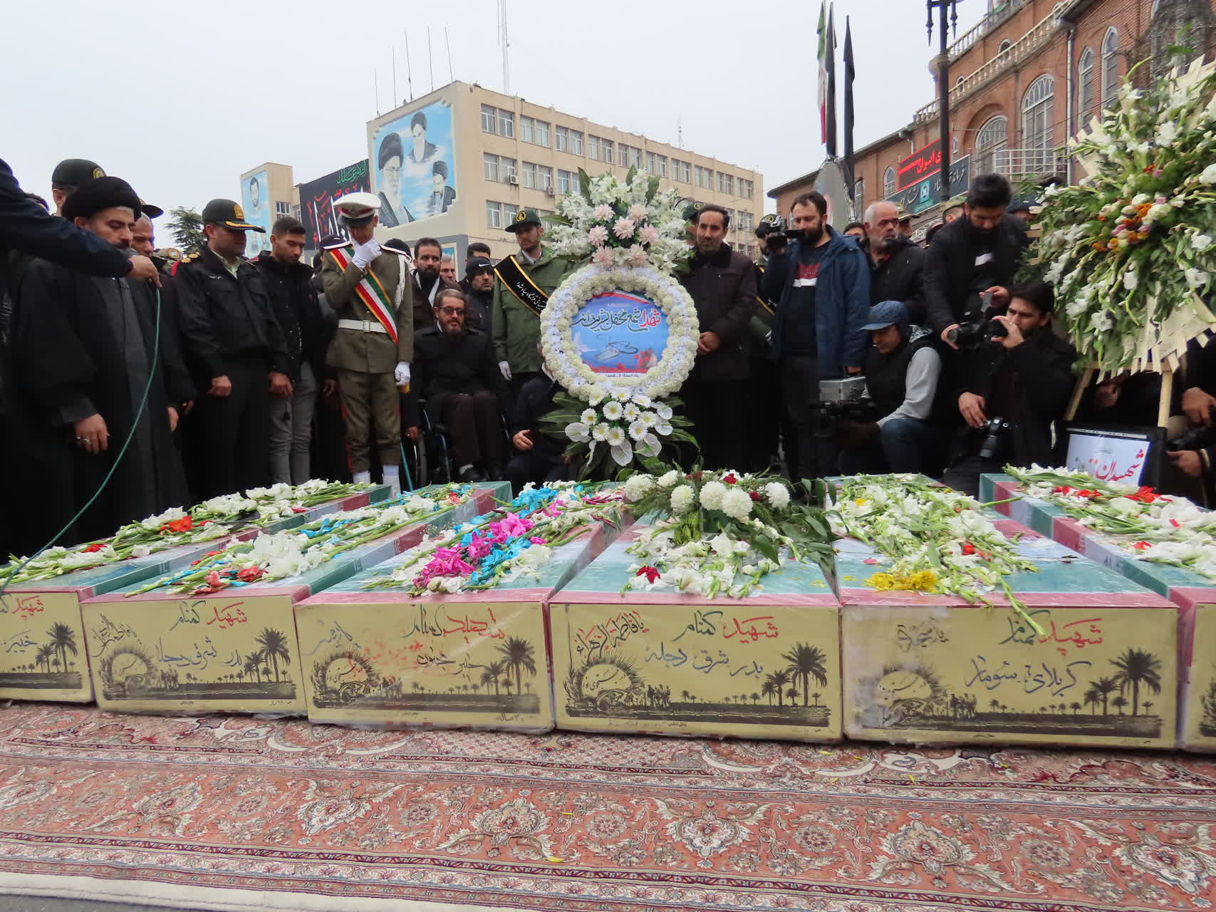 تحویل پیکر مطهر شهید گمنام روستای هدف گردشگری چورس به نمایندگان شهرستان چایپاره